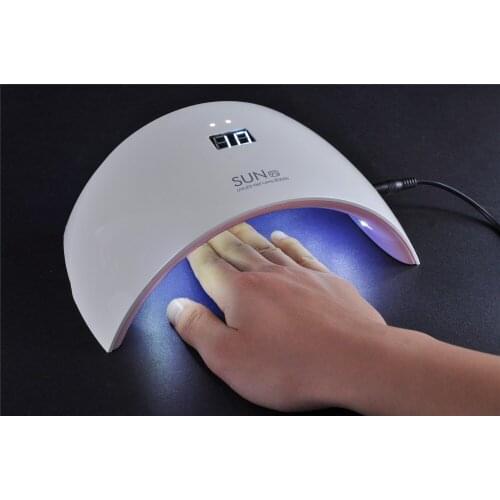 UV LED Lamp 24W SUN9s SUN9c Double Light Nail Dryer Lamps Curing UV Gels Fingernail Toenail Gels Manicure Pedicure Varnish Dryer