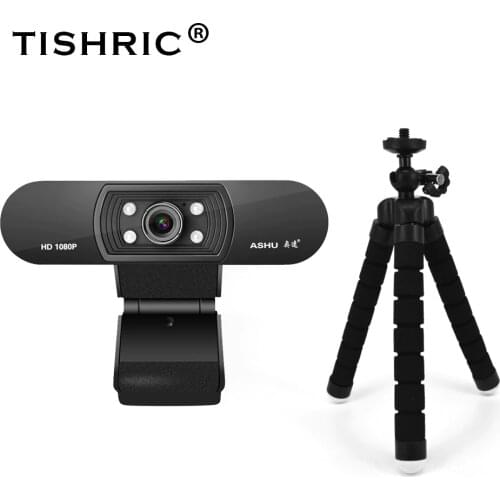 Ashu H800 Full HD Webcam 1080p Web Camera With Microphone USB Computer Camera Night Vision Web Cam PC Webcam