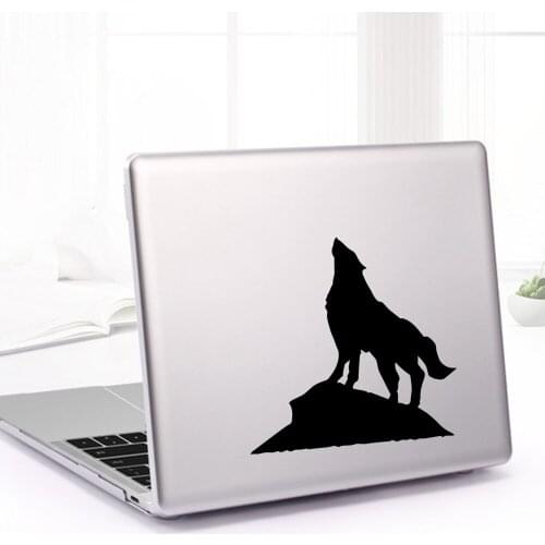 Interesting Wolf Laptop Sticker Vinyl Stickers For laptop 15 13 Laptop Skin