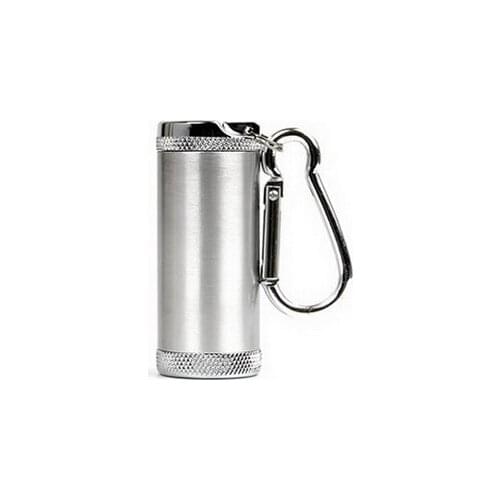 High-grade Rotary Metal Storage bottle with cover; carry-on Mini ashtray, Pure Steel sealed can with Free delivery