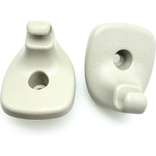 2PCS beige color for Jeep Grand Cherokee Visor clip hook bracket buckle genuine 1DR31HDAAA
