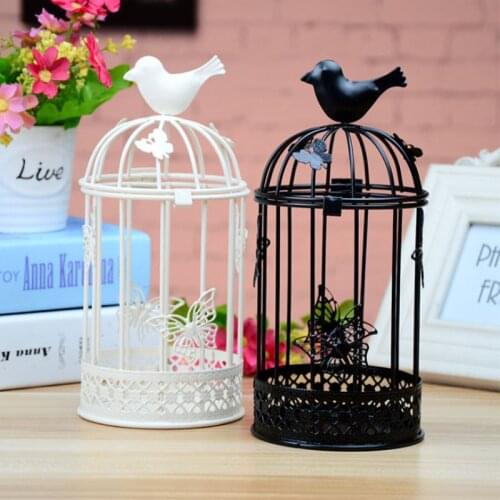 Wholesale Home Decor Iron Candle Holders Bird Cages Candlesticks Decorative For Home Decoration Festival P5