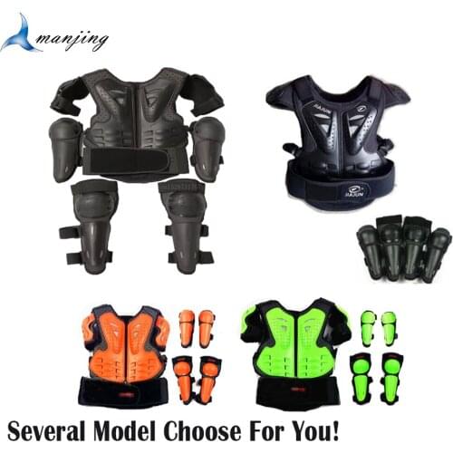 For Height 0.85-1.55M Latka Boy Girl Child Youth Body Protect Vest Armor Kids Motocross Chest Spine Protection Gear Knee guard