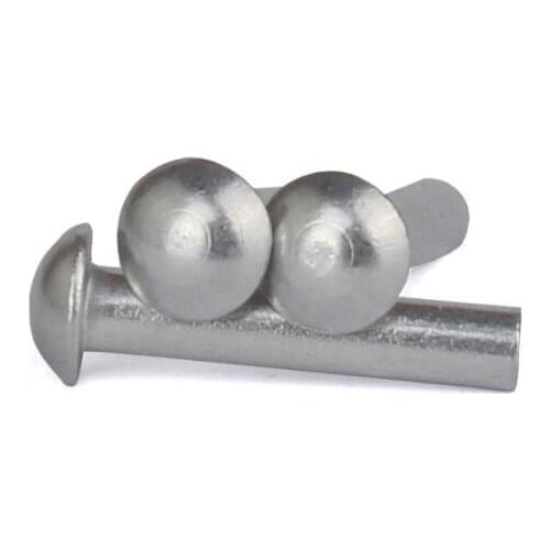 20pcs M5 GB867 semi-circular head aluminum solid rivet