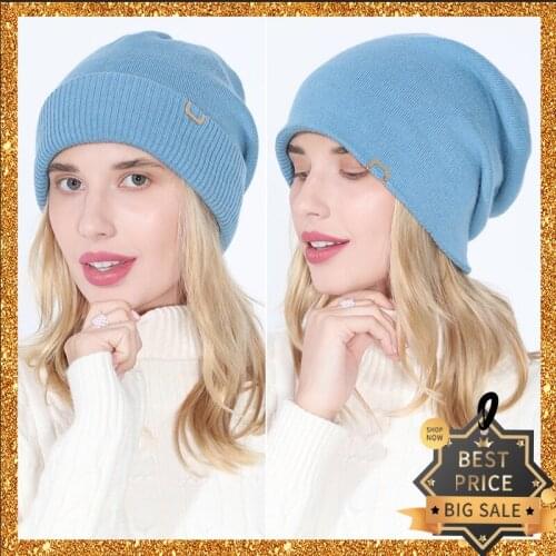 2021 Fashion Warm Winter Hat Russion Cap Girls Womon Bucket Caps Female Folded Casquette Shield Beanie Headwear New Year Gift