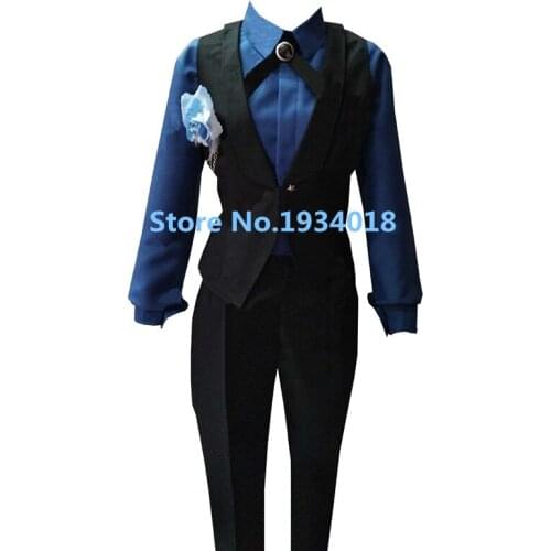 Anime FGO Fate Grand Order Arjuna/Karna White Valentines Day Cosplay Costume Uniform Custom Made