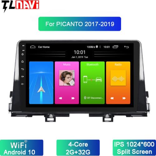 Android 10 For KIA PICANTO Morning 2016 2017 2018 2019 Multimedia Stereo Car DVD Player Navigation GPS Radio