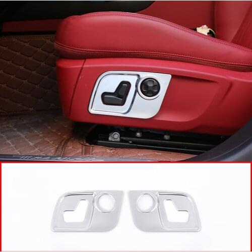 For Maserati Levante For Ghibli For Quattroporte Car-Styling Seat Side Decorate Frame Cover Trim Sticker Accessories New