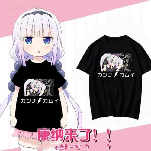 Japanese Manga women Tee Shirts kawaii E-Girls Print Anime TShirts Summer Baggy College Style Tops Fashion Otaku Y2K Streetwear