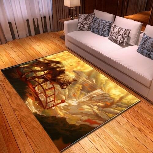 New Cartoon Animal Wolf 3D Printing Carpet Soft Flannel Kids bedroom Play Area Rugs Child Room Game Mats/Carpets for Living Room