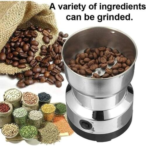 Kitchen Supplies 110/240V Electric Coffee Grinder Bean Herbs Spice Kitchen Grinding Machine Mill Grinding Machine Coffee Grinder