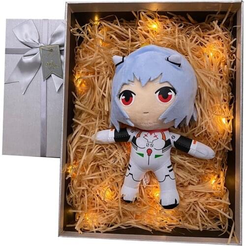 Cute Rei Ayanami Plush Toy Doll Kawaii Anime 20cm Ray Stuffed Plushie Figure Christmas Birthday Gift for Kids 2021 New