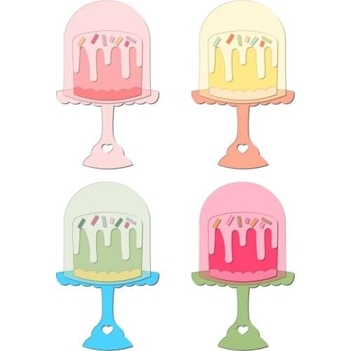 New cake Wooden Die Scrapbooking E23 Cutting Dies Multiple Sizes Compatible With Most Die Cutting Machines