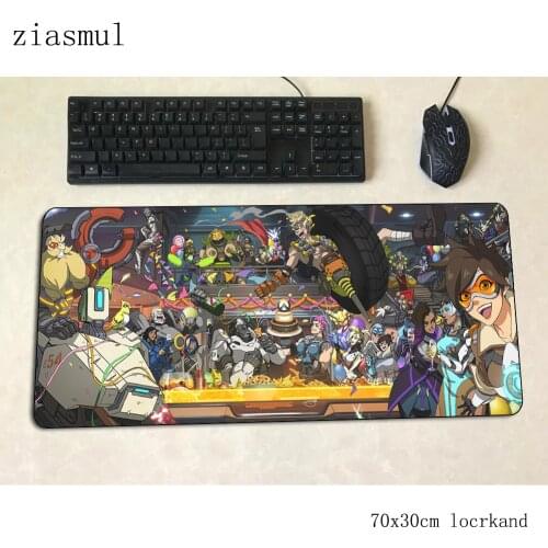 Overwatch mouse pad gamer Gorgeous 70x30cm gaming mousepad pc notbook desk mat padmouse games Aestheticism gamer mats gamepad