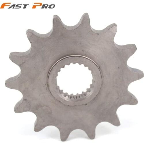 Motorcycle 13T 14T Front Chain Sprocket High Sthength Steel For HONDA CR125R 2004-2007 CRF250R CRF250X 2004-2016 Dirt Bike