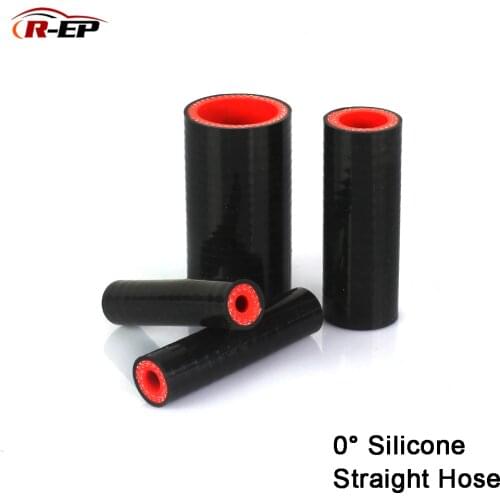 R-EP 6 8 10 12 14 16mm 0 degree Straight Silicone Hose 18-35mm Rubber Joiner Tube for Supercharger Radiator Cold air intake Pipe