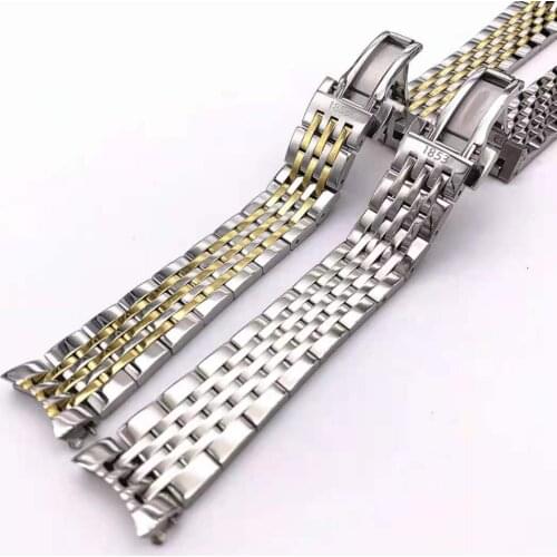 High Quality Stainless Steel Metal Watch Straps For Tissot 1853 T41 Watch band Bracelet 19MM 20MM Accessories Watchband