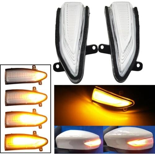 LED Dynamic Turn Signal Light Side Rearview Mirror Indicator Blinker For Nissan Altima Sylphy Sentra B17 Teana Pulsar Tiida C