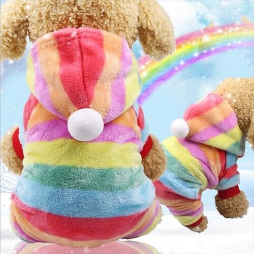 Warm Dog Clothes Winter Pet Clothes for Small Dog Coat Jacket Costume Hoodies Warm Fleece Dog Clothing Cat Pet Apparel 1b25