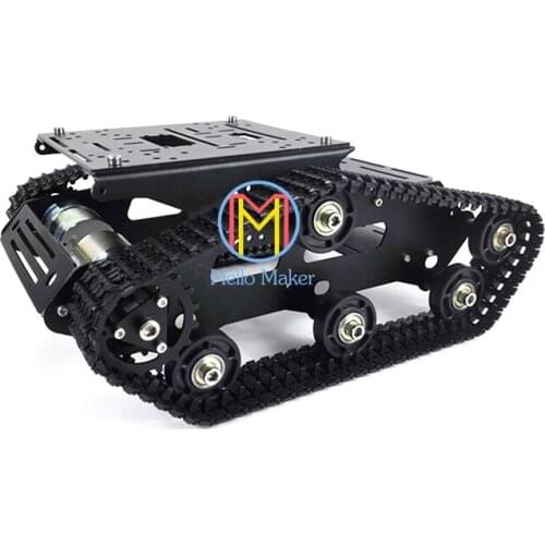 TR300P Tracked Vehicle Metal Tank Chassis Robot Intelligent Vehicle DIY Tank Model Electronic Competition