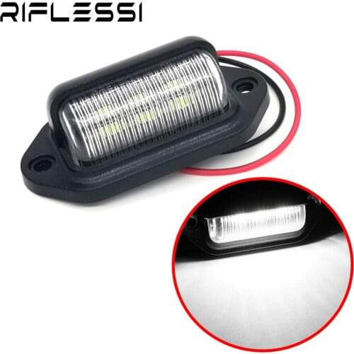 1 x 12V 24V LED Number Plate Light Ligthing For Car Truck Trailer License Plate Lamp Motorcycle Van RV Rear Lights