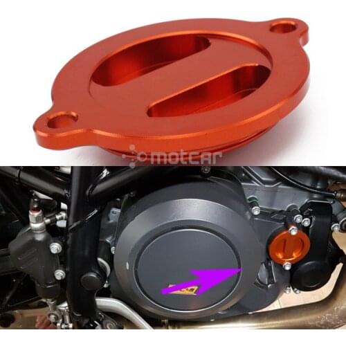 1pcs Aluminum Engine Oil Filter Cover Cap Universal For KTM logo DUKE 200 390 690 690 SMC/R RC200 390 Motorcycle Accessories