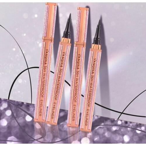 1Pcs Black Long Lasting Eye Liner Pencil Waterproof Long Lasting Cosmetic Beauty Makeup 4D Liquid Eye liner Tattoo Pen