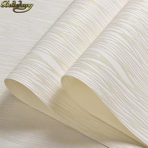 Beibehang Modern simple plain wallpaper solid color striped living room bedroom full house TV back papel de parede wall paper