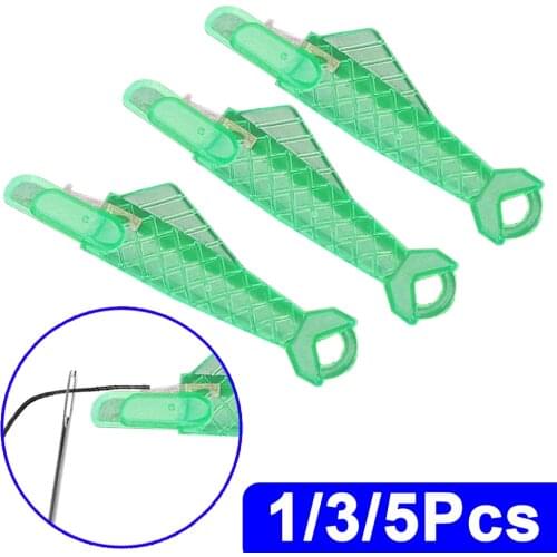 Fish Type Quick Sewing Needle Threader Automatic Sewing Machine Stitch Insertion Tool for Elderly Housewife Plastic Accessories