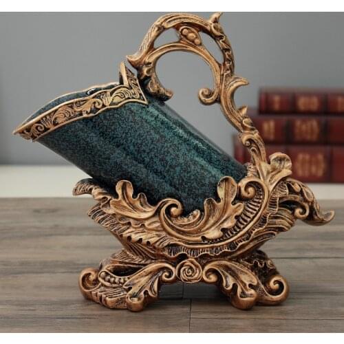 Handmade decorative resin retro single wine bottle holder