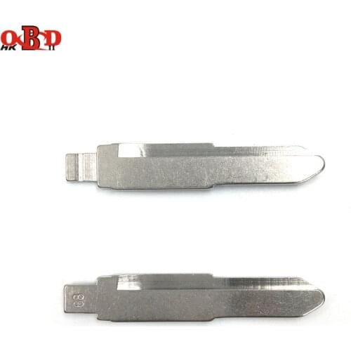 HKOBDII 10 pcs/lot Metal Blank Uncut Flip KD Remote Key Blade Type 68# for Lioncel V3 NO. 68 Blade
