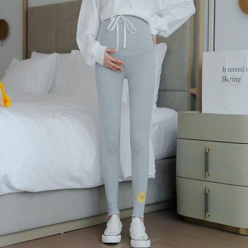 Pregnant womens leggings fashion pregnancy casual belly lift spring and autumn trousers maternity clothes maternity pants
