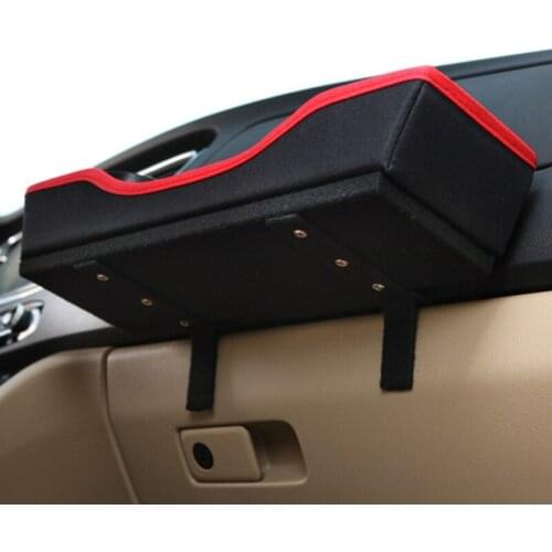 Premium Vehicle Seat Tray Auto Side Pocket with Detachable Cup Holder Storage Box Liberate Your Hands