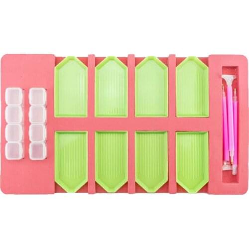Tray Organizer Diamond Painting Tray Holder Beading Storage Diamond Embroidery Tray Box Sets For Adults Diamond Painting