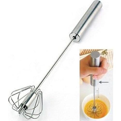Stainless Easy Whisk Mixer Egg Cream Stirrer Sauce Shaker Cake Blender Beater Hazy