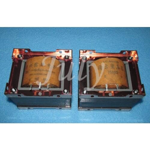 A pair of 7.5K single-ended output transformer power 30W, 4 ohm / 8 ohm output, for electronic tube