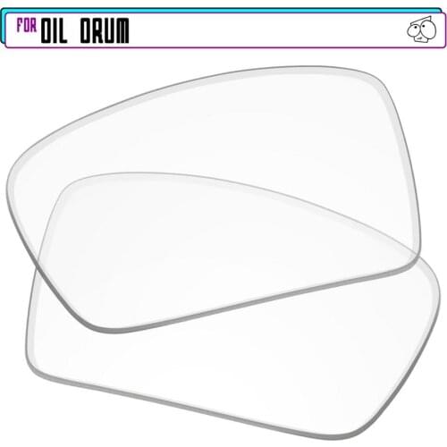 EZReplace Polarized Replacement Lenses for - Oakley Oil Drum Sunglasses - HD Clear