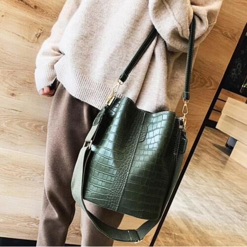 Crocodile Pattern Crossbody Bags for Women 2021 New Luxury Handbags Women Bags Designer PU Leather Shoulder Bags Tote Bag Sac