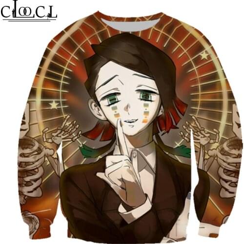 HX Kimetsu No Yaiba The Movie: Mugen Train Enmu 3D Print Men Women Sweatshirt Fashion Long Sleeve Harajuku Tops Drop Shipping