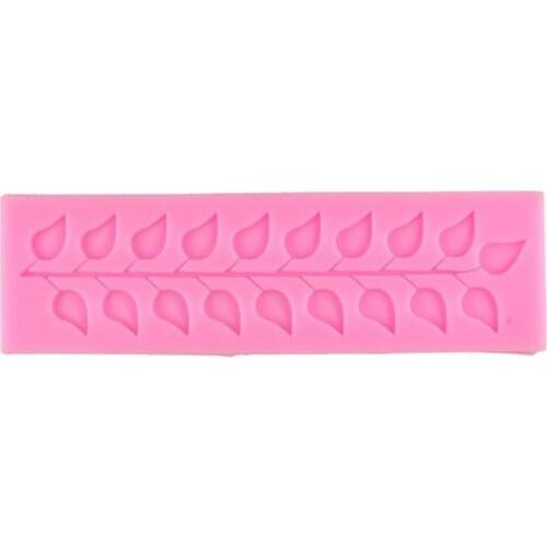 16.5*4.8*0.6CM DIY Sugar Craft Cake Vintage Petal Leaves Cake Silicone Mold Fondant Mold Cake Decorating Tools Gum Paste Mold