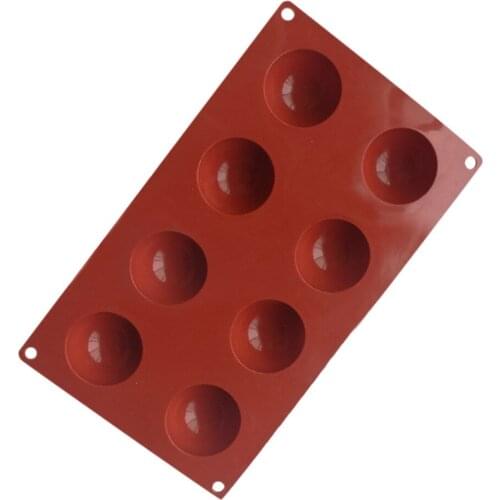 3d Diy Half Ball Sphere Silicone Baking Mold Cake Decorating Mold Muffin Chocolate Cookie Kitchen Baking Mould Pan Tools