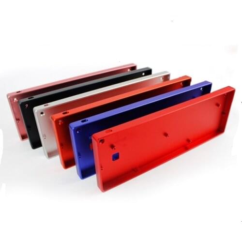 Customized GH60 Full Kit Aluminum Case Shell for xd60 RS60 FACEU60 ETC 60% standard layout mechanical keyboard