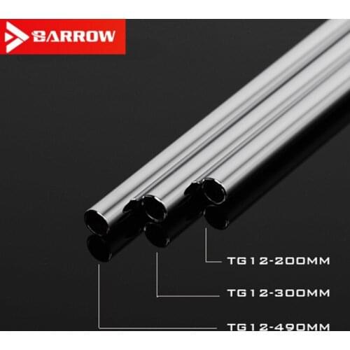 Barrow TG12 / TG14 / TG16, hard chrome-plated metal tube copper 490mm 10 * 12mm / 12 * 14mm / 14 * 16mm water-cooled tube