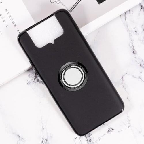 For Asus ZenFone 7 ZS670KS 6.67" 7Pro ZS671KS ZenFone7 PRO Back Ring Holder Bracket Phone Case Cover TPU Soft Silicone Cases