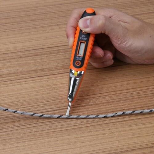 Volt meter Digital AC/DC Voltage Tester Detector Tool LED Test Pen 12-220V Home Tool ZG voltage detector