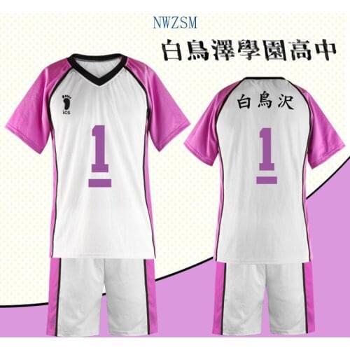 Haikyuu Cosplay Karasuno Costume High School Volleyball Club Hinata Shoyo Sportswear Jersey Uniform