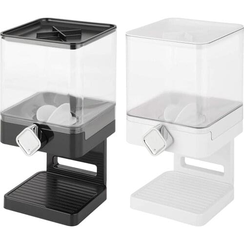 Grain Cereal Storage Pet Food Oatmeal Oat Rice Dispenser Cans Organizer