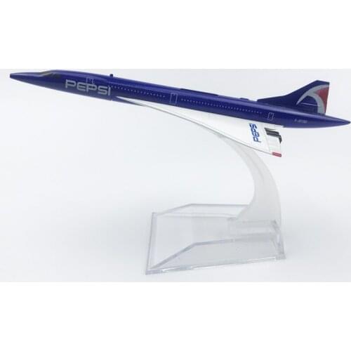 PepsiCo Concorde Model Alloy Model Diecast Aircraft Toys Airplane Airliner Kid Gifts Collectible