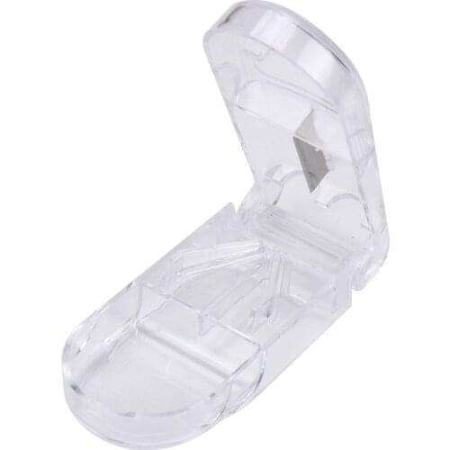 New Medicine Cutting Box Pill Caplets Medicine Dose Tablet Cutter Splitter Divide Compartment Storage Box Plastic 8cmX3.5X2.5cm