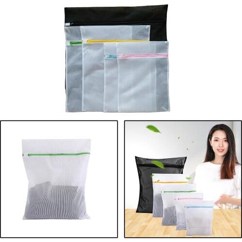 5-Pack 3Sizes Mesh Laundry Bags for Washing Machines Lingerie Laundry Wash Bags for Women Men